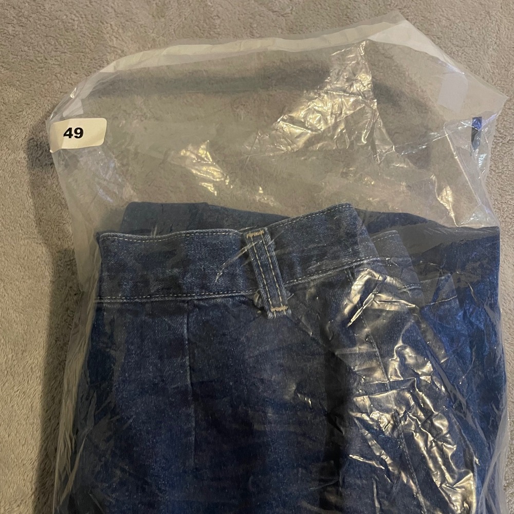 Vintage Casual Corner Jeans Womens 10 High Rise Wide Leg Denim Made in USA 90s - Picture 12 of 12